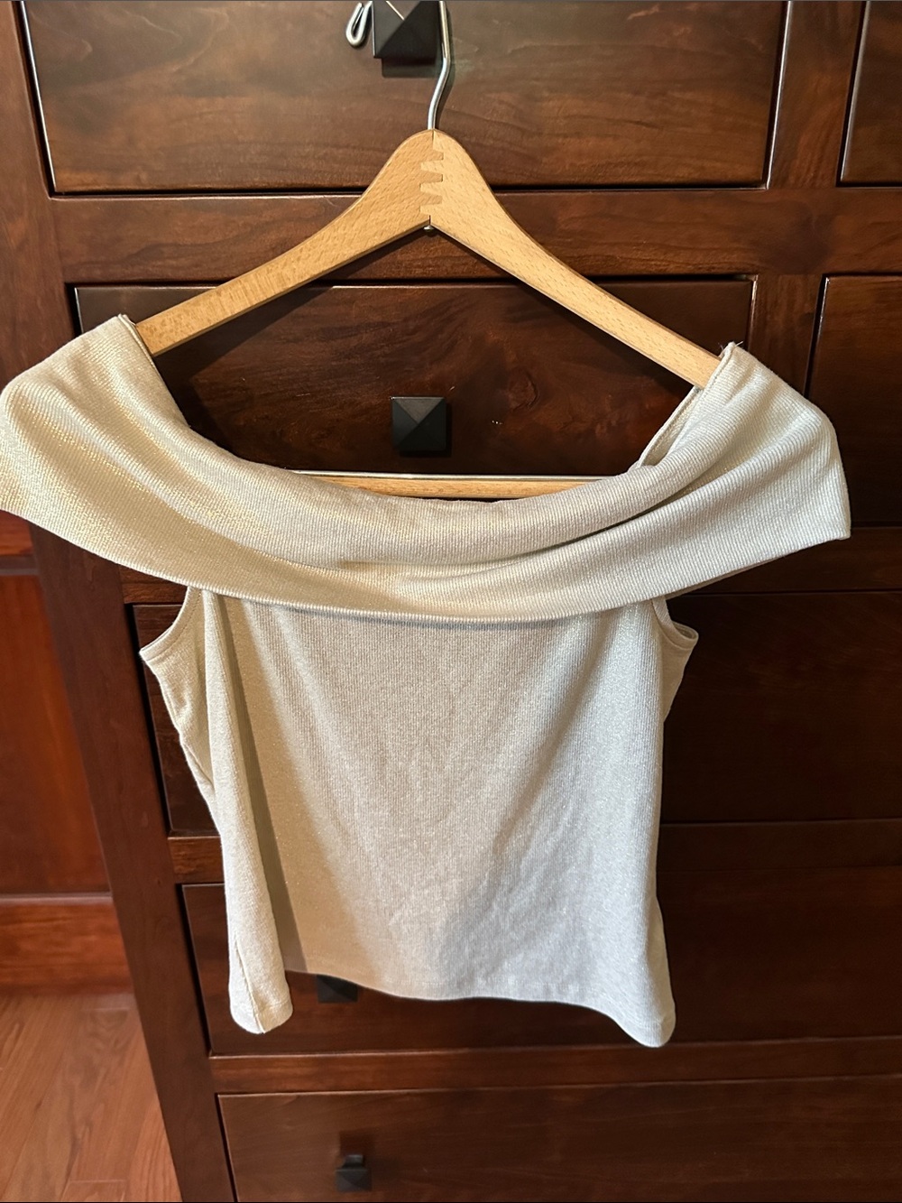 Express Off-Shoulder Cream Camisole
